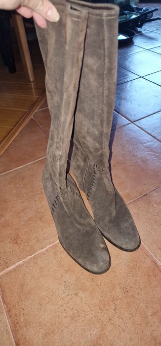 Cizme piele întoarsă Navyboot