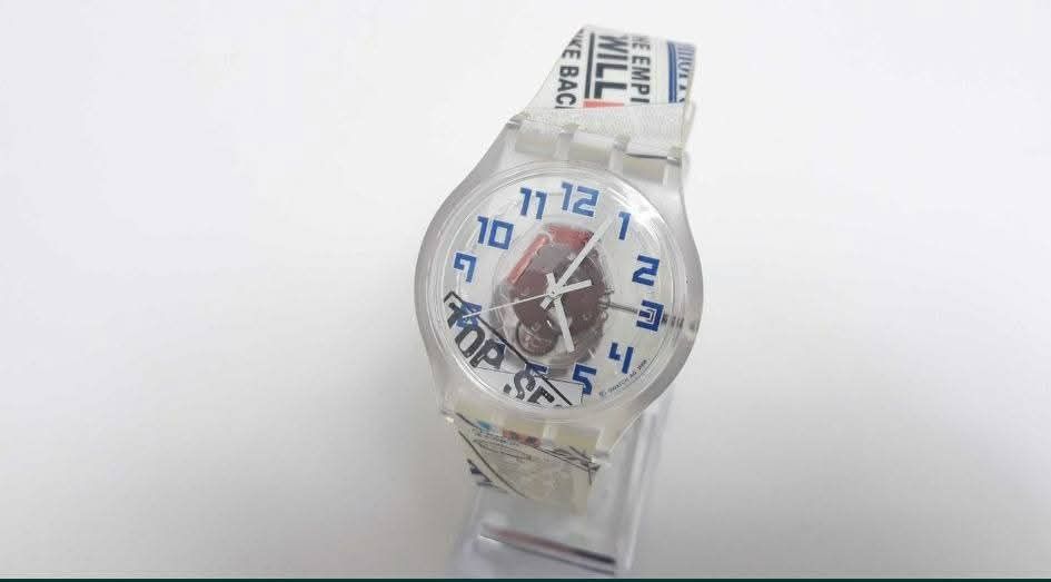 Ceas Elvetian James Bond 007 Swatch SUJK138  - Elliot Carver