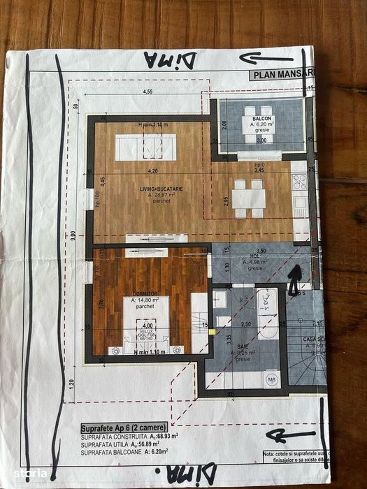 Apartament 2 camere în Ghimbav – Stil, confort și priveliște de vis!