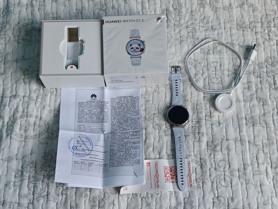 Huawei Watch GT 5 смарт часовник 41мм Blue JNA-B19 с гаранция
