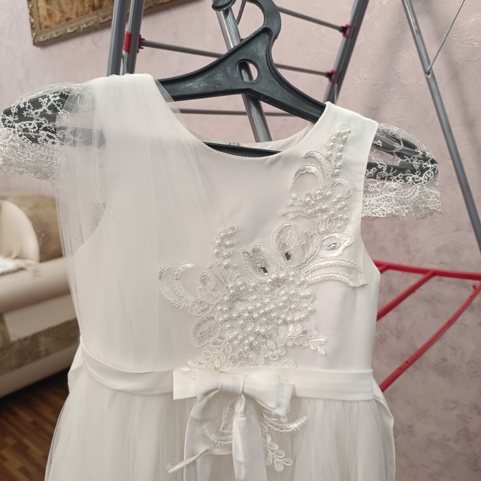 Детское пышное платье на девочку