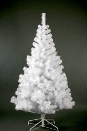 Новогодняя елка, белая с подставкой