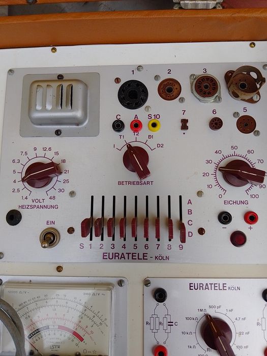 Ретро радио тестер Euratele Kőln