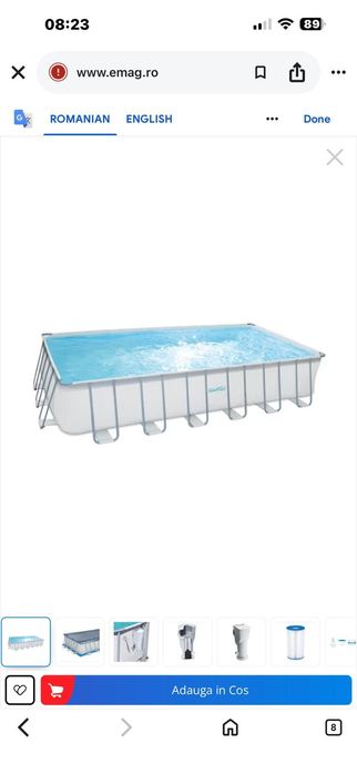 Piscina supraterana