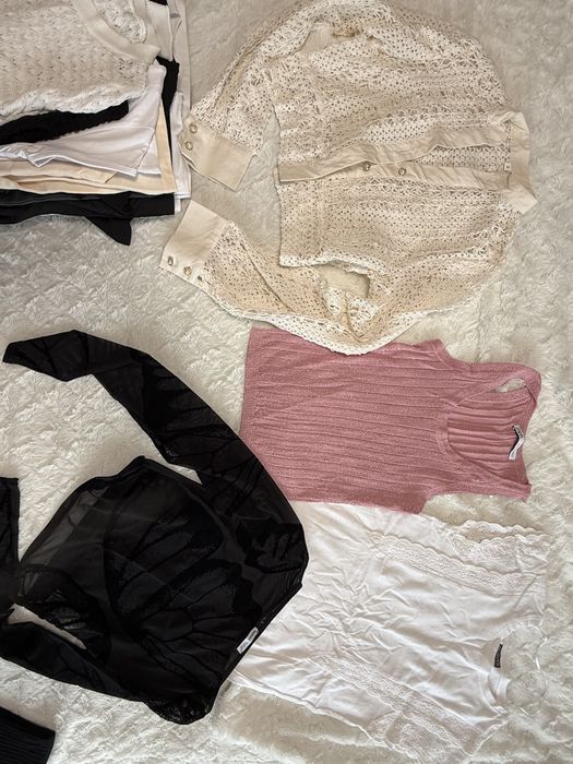 Тениска диор ,  Зара  , жилетка  zara , потник , риза , худи