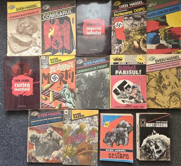 SVEN HASSEL - Set 14 titluri (complet)