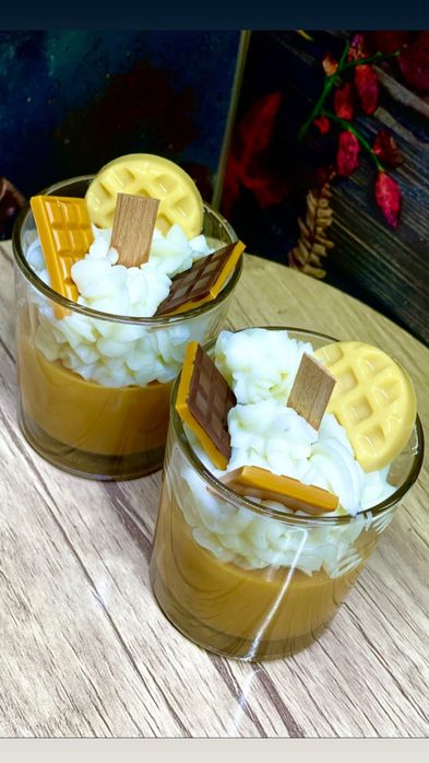 Десертные свечи из натурального воска