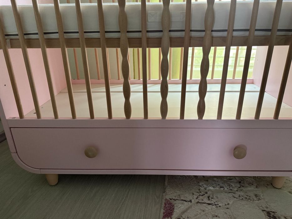 Patut copil IKEA cu sertar + saltea inclusa