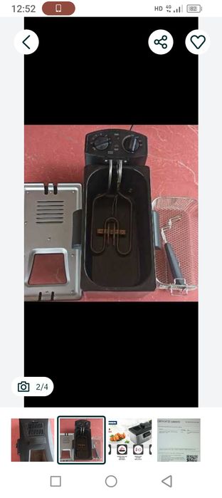 Friteuza Heinner vas ulei 3 litri