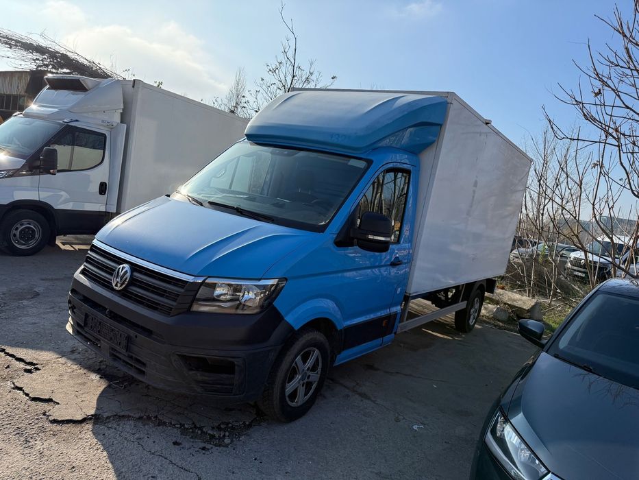 Volkswagen VW Crafter Cub TVA DEDUCTIBIL 35 an 2020 2.0tdi 157.000km Istoric Service Complet la reprezentanta vw Stare foarte buna NU Mercedes Sprinter Duba Iveco Ford transit izoterma 2020 VW foarte buna, carte service km 100% reali