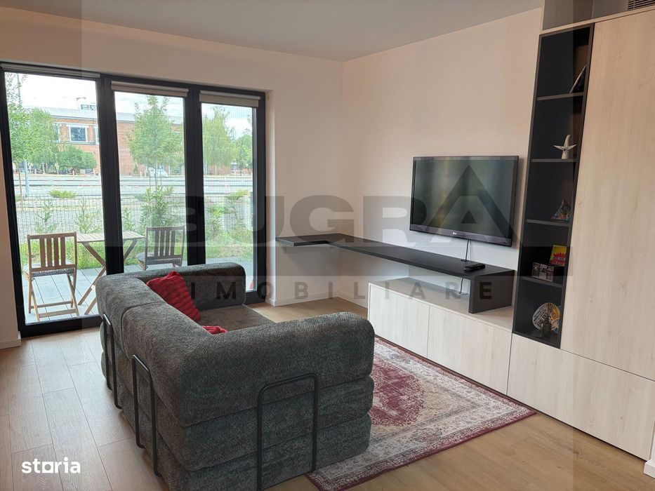 Apartament 2 camere, totul nou, 60 mp gradina, zona Parc Feroviarilor