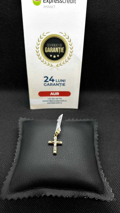 Medalion aur 14K 0.99g (B.24923.1 AG31 Barboi) Garantie 2 ani!