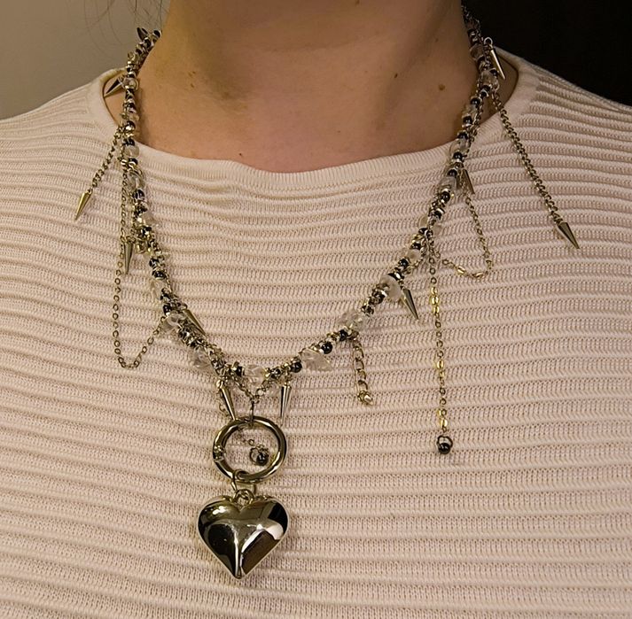 Комплект из 2х колье и серьги