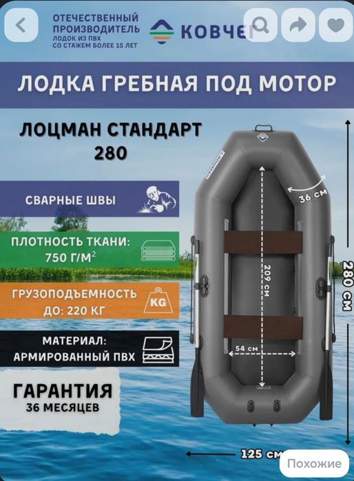 Лодка надувная  ..