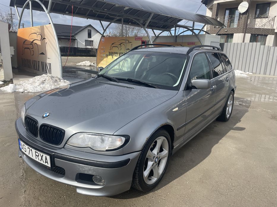 Bmw 320 diesel din anul 2004 manual masina trage bine navigatie camera