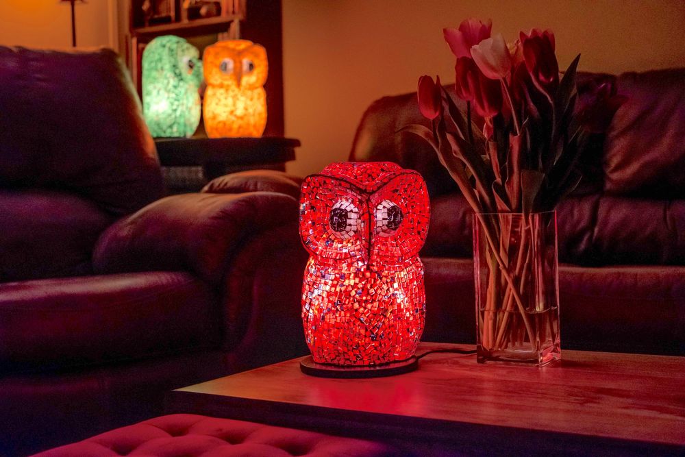 Abajururi import INDONEZIA facute din plexiglas si sticla