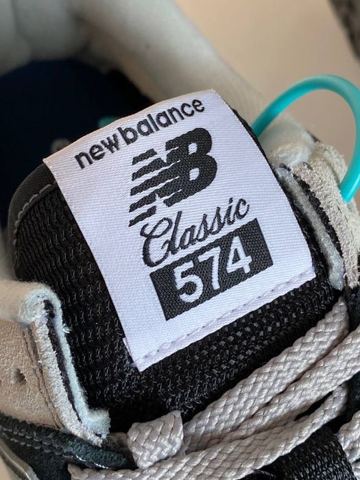 New Balance 574 Black Grey Оригинал