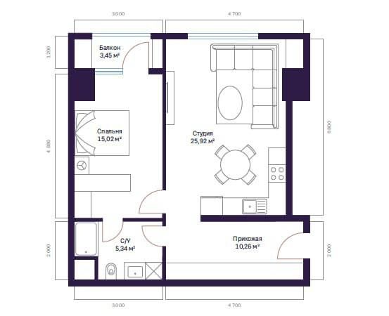 Modera Towers жк 2/22/23 квартира продается