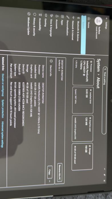 Tableta Microsoft  Surface  Go 2
