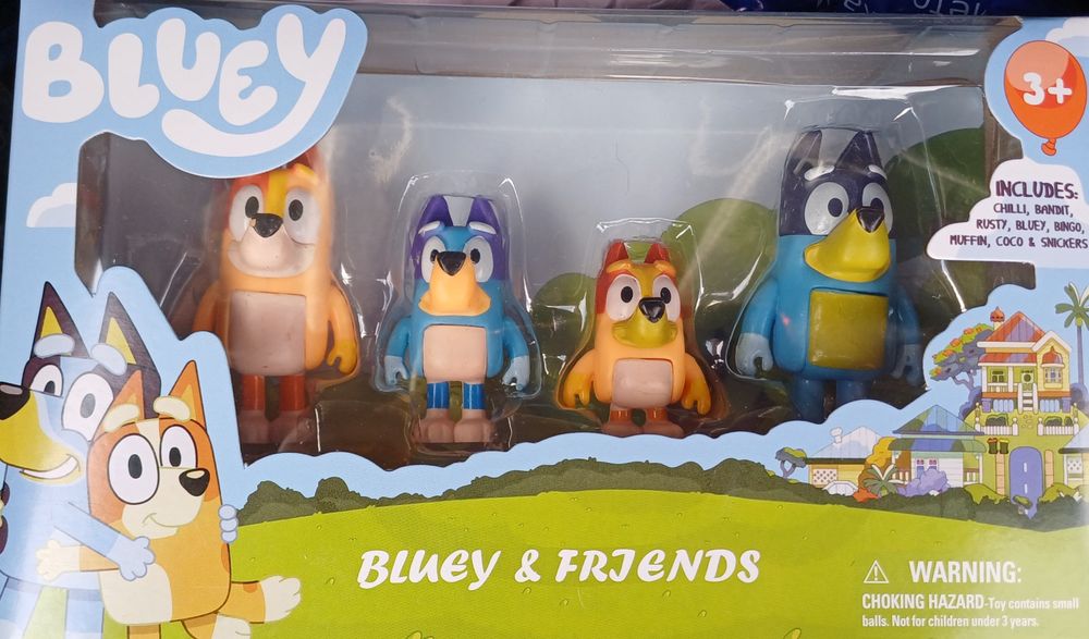 Фигурки Bluey Bingo 7см,5см