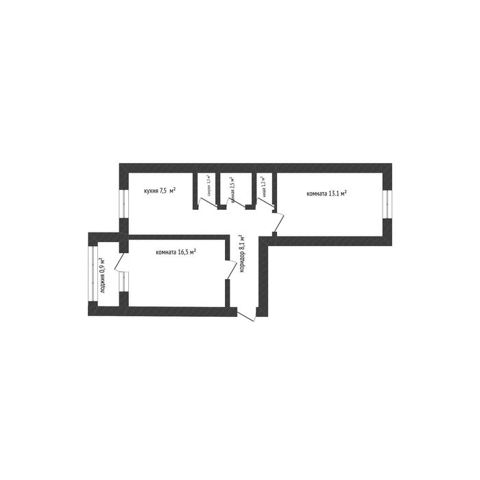 2 - комнатная квартира