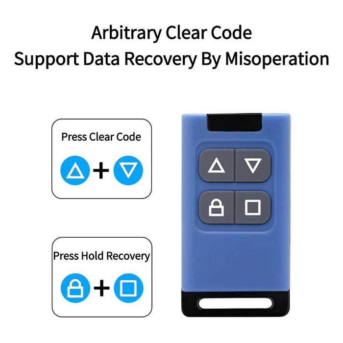 Dual Mode клониращо дистанционно за гаражни врати RF 310-580 MHz