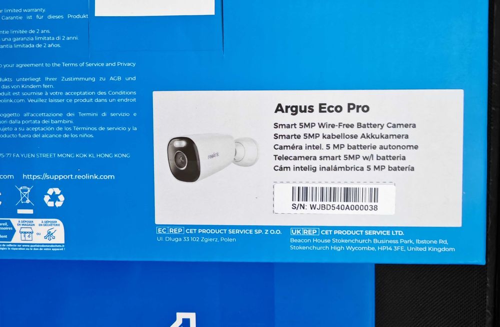 Нови Reolink Bundle 3в1 комплект камера+видео звънец и база