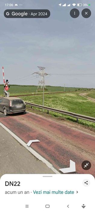 Mihai Viteazu bariera cu c.f. si aproape de drumul national Cta Tulcea