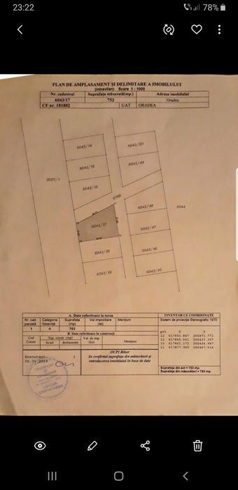 Vand teren extravilan Cartierul Grigorescu cu întrare din str.Hack Halas Gyula