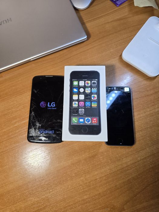 Продам два телефон айфон 5s. И LG