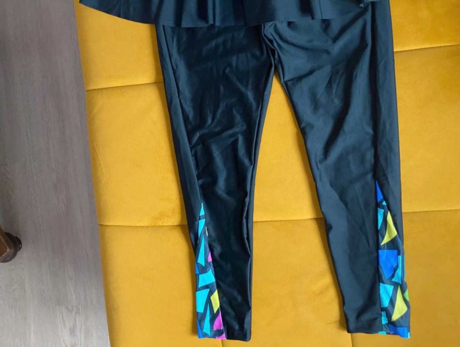 Swim Mulvari Costum baie Burkini, imprimeu geo, imbracaminte araba 1XL