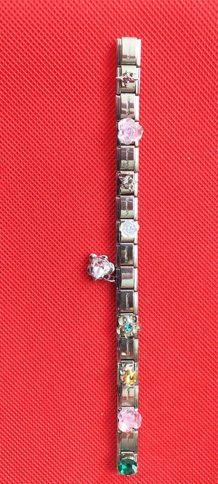 Елегантна дамска гривна от неръждаема стомана, Nomination style