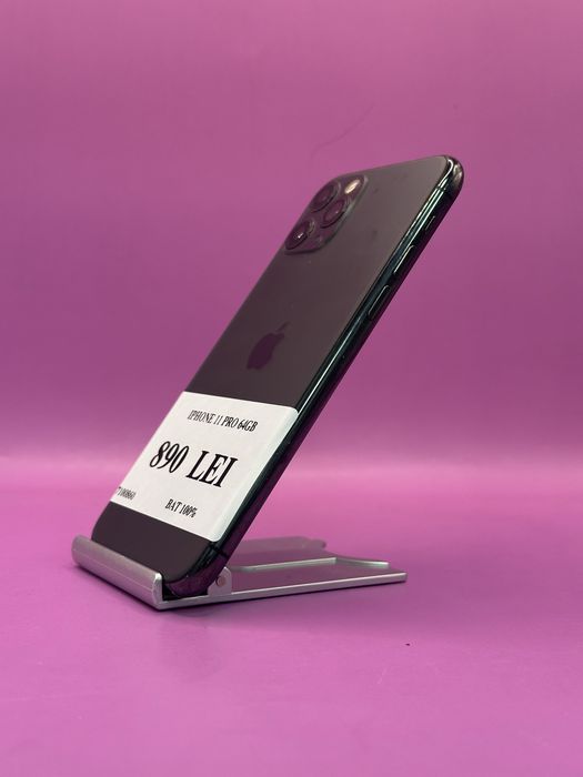 Iphone 11 Pro 64Gb 100% •Amanet Matei Crangasi•71008
