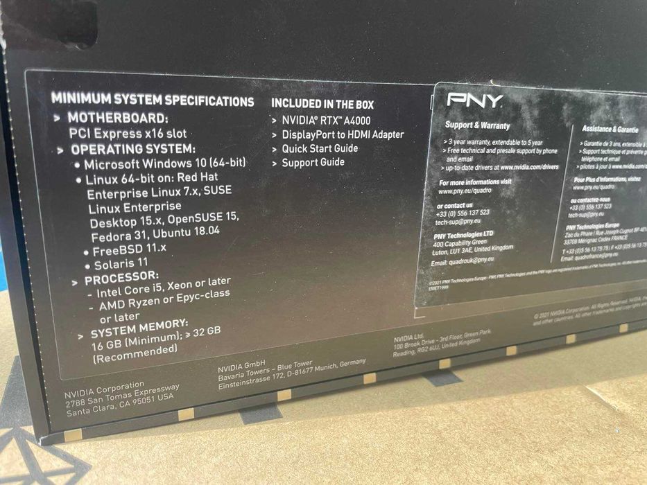 Видеокарта Nvidia Quadro RTX A4000