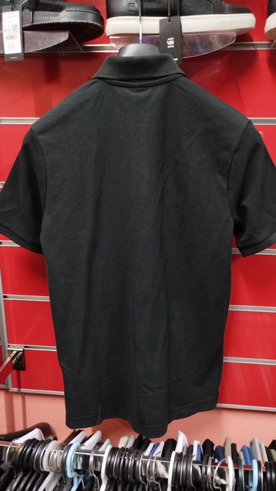 Тениска с яка G-Star Raw Oluv M  нова мъжка черна оригинална