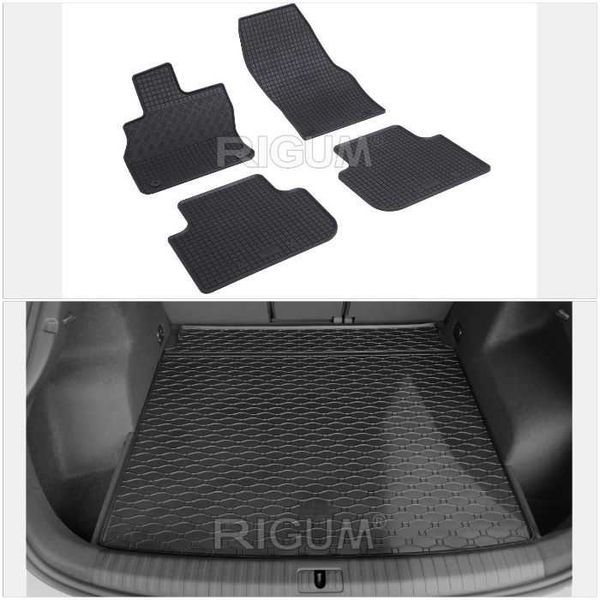 Гумени стелки и багажник AUDI Q3 Ауди след 2019г.