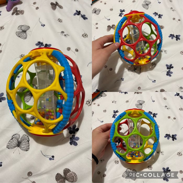 Играчки - куб, триъгълник и топка