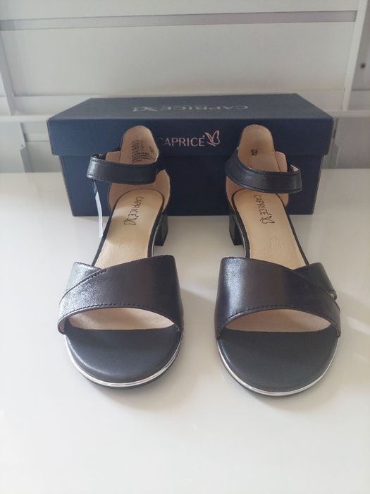 Sandale damă Caprice din piele naturală, mărimea 40