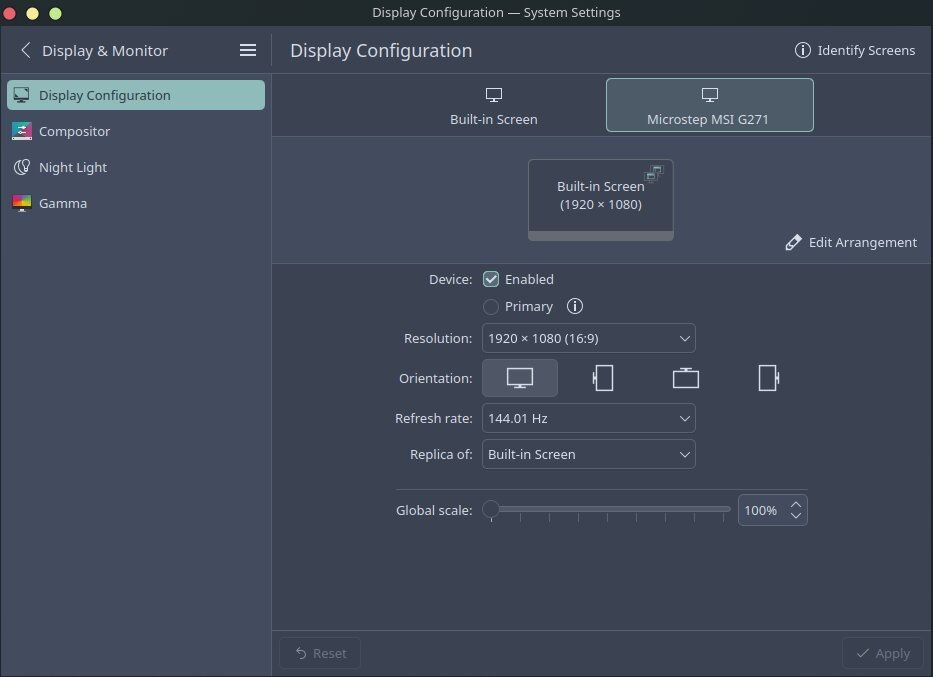 Монитор 27 дюймов MSI