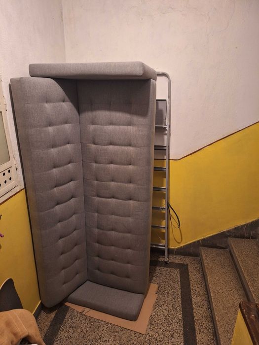 Разтегателен диван JYSK тъмносив