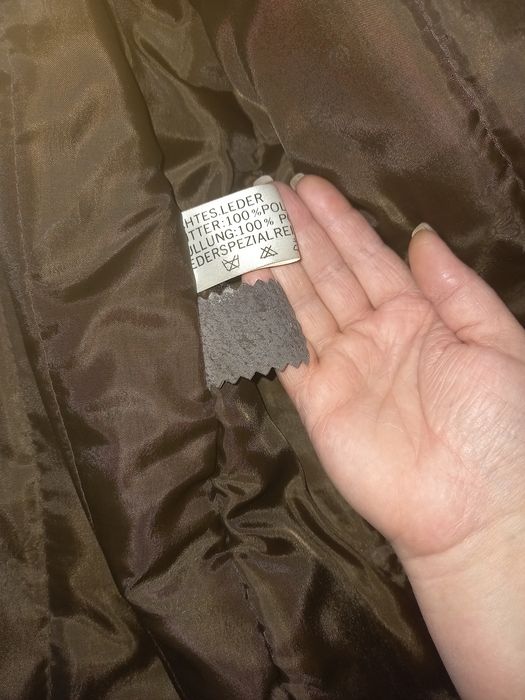 Кожаная мужская куртка б/у