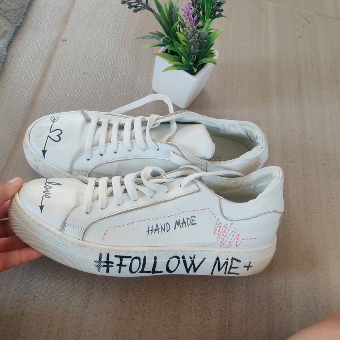 Pantofi sport din piele