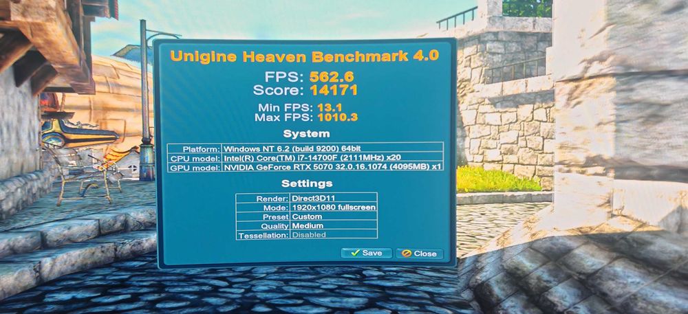 Топ Геймърски Компютър за ТОП Гейминг Intel I7 14700F 20/28 Core up 5.4Ghz/64Gb D5/2Tb SSD/Asus Prime RTX 5070/WiFi & BT/Гаранция