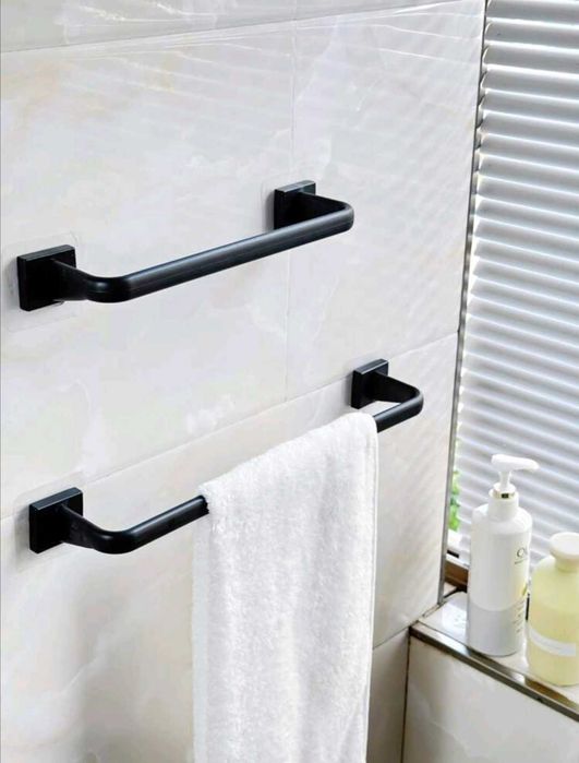 Закачалки за баня за чехли и кърпи без пробиване самозалепващ чаерна