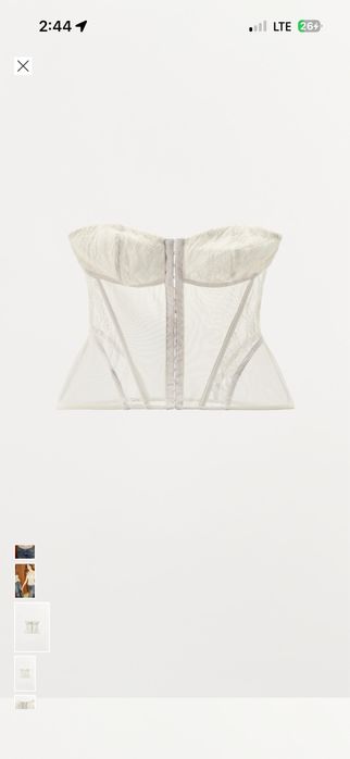 корсет от тюл Zara