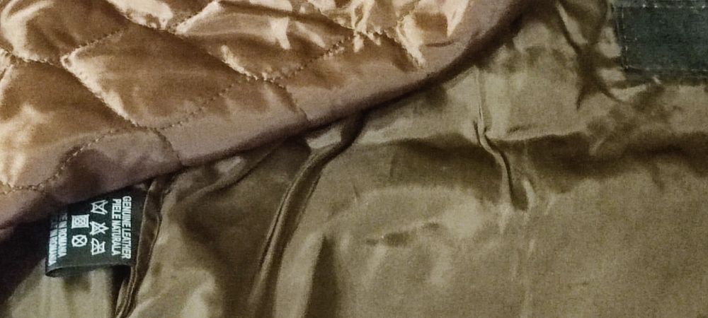 Haina piele vitel, masura mare - masura 3XL sau 4XL - Vand/Schimb