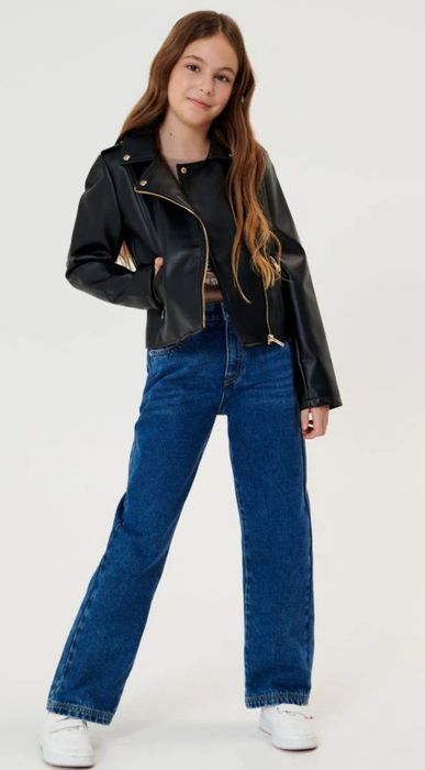 Ново детско кожено яке