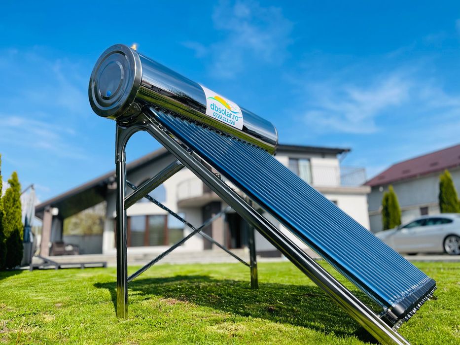 PANOUri Solare PRESURIZATe 200L Apa Calda INOX SOLAR Vidate NOU !