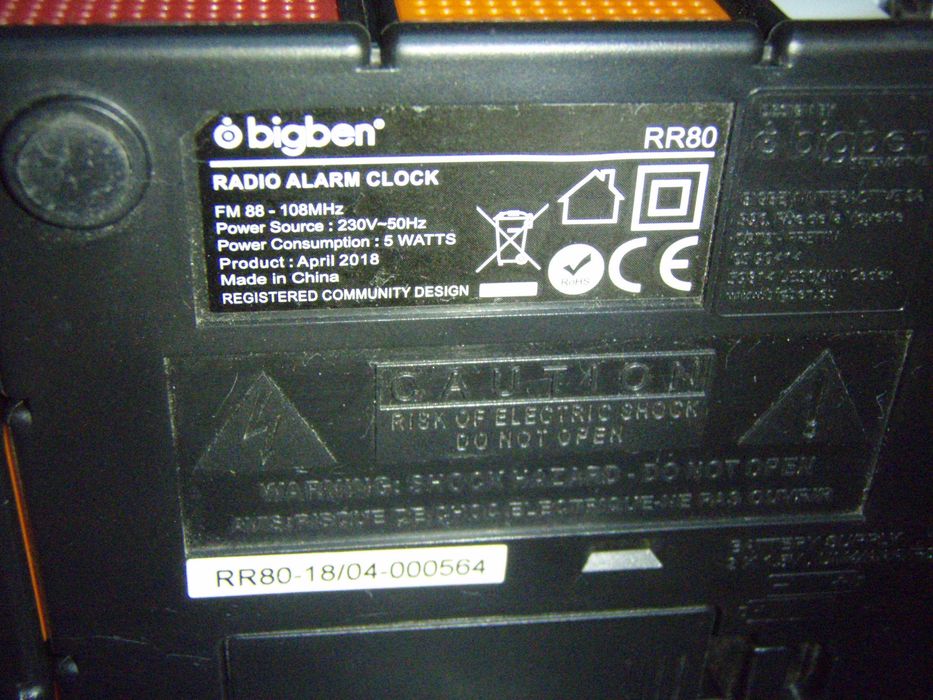 Radio FM Rubik BigBen RR80