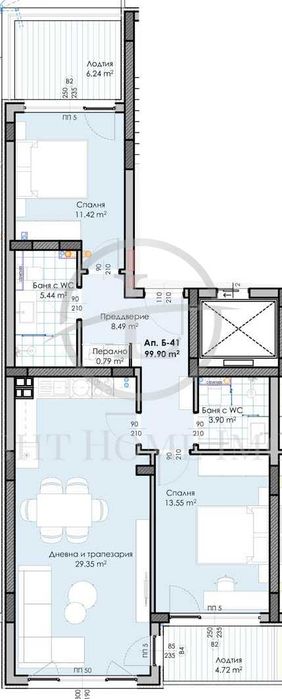 Продава се Тристаен апартамент в Пловдив, Гагарин - 116 кв.м за 980 €/кв.м - Снимка #4